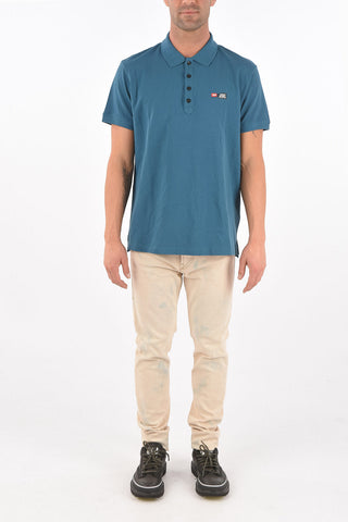 polo T-WEET-SPLIT in cotone piquè