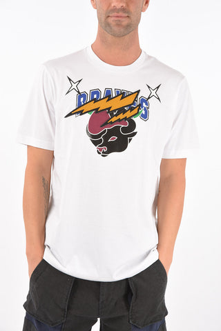 t-shirt girocollo CL-T-JUST-O1 con ricamo frontale