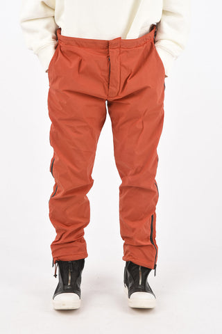 Side Zipped Nylon Joggers