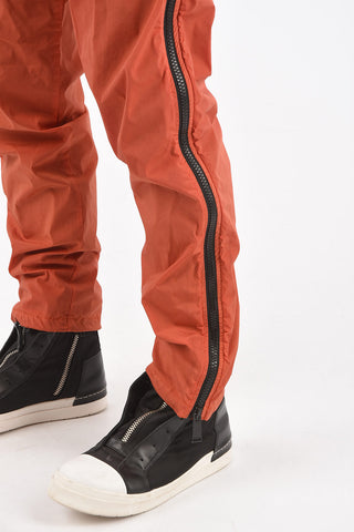 Side Zipped Nylon Joggers
