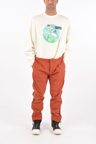 Side Zipped Nylon Joggers