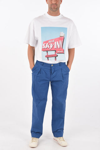 pantaloni a doppia pince 4 tasche