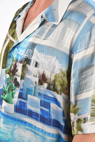Short sleeve pinted shirt