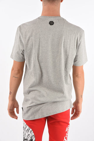 Cotton HEXAGON Strass T-Shirt