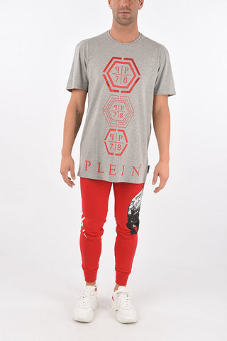 Cotton HEXAGON Strass T-Shirt