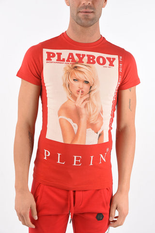 Crew Neck PLAYBOY Printed T-Shirt