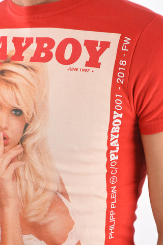 Crew Neck PLAYBOY Printed T-Shirt