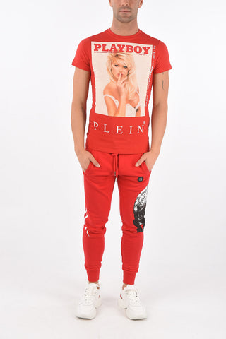 Crew Neck PLAYBOY Printed T-Shirt