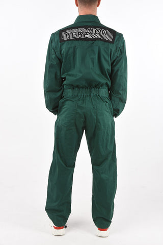 cotton P-LARRY utility jumpsuit with removable sleeve