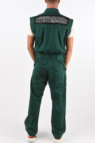 cotton P-LARRY utility jumpsuit with removable sleeve