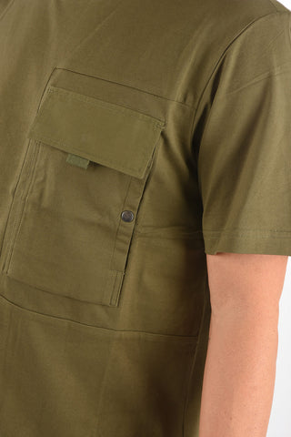 solid color T-WORKAN t-shirt with breast pocket