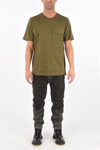 solid color T-WORKAN t-shirt with breast pocket