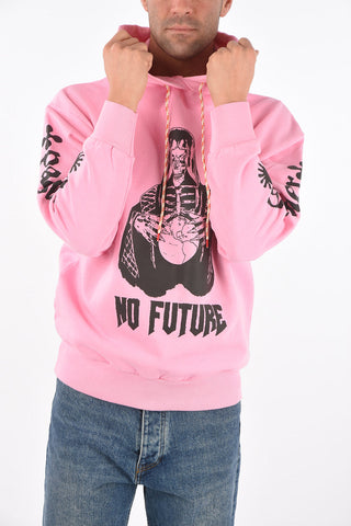 Felpa Hoodie NO FUTURE con Stampa