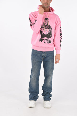Felpa Hoodie NO FUTURE con Stampa