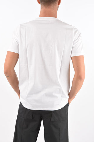 Crewneck T-shirt with Studded Logo