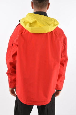 Color block windbreaker