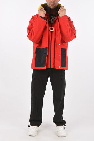 Color block windbreaker
