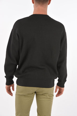Crewneck Sweater SPACE DYE with NO PROBLEMO Embroidery