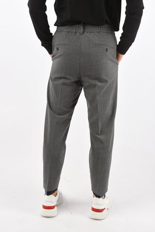 Pantaloni 4 tasche con Elastico in Vita