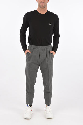 Pantaloni 4 tasche con Elastico in Vita