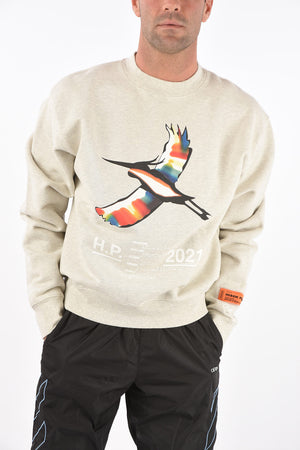 Crew Neck ANIMALIA Printed Sweatshirt