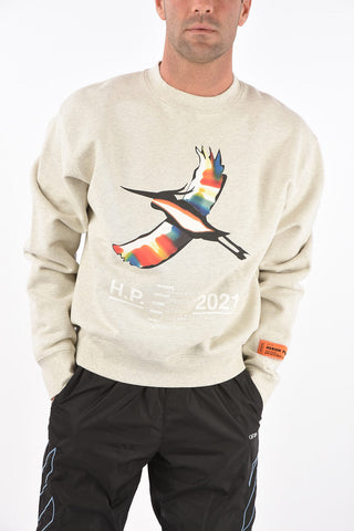 Crew Neck ANIMALIA Printed Sweatshirt