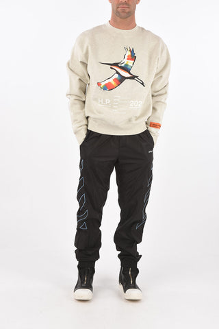 Crew Neck ANIMALIA Printed Sweatshirt