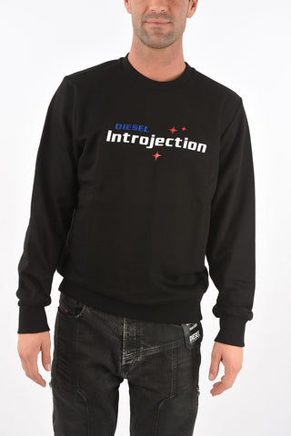 crew-neck S-GIRK-K32 sweatshirt with front print