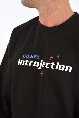 crew-neck S-GIRK-K32 sweatshirt with front print