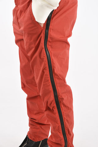 Joggers in Nylon con Zip Laterali
