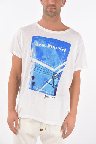 Crewneck T-shirt ARTS DISTRICT with Print