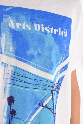 Crewneck T-shirt ARTS DISTRICT with Print