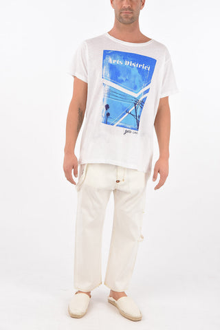 Crewneck T-shirt ARTS DISTRICT with Print