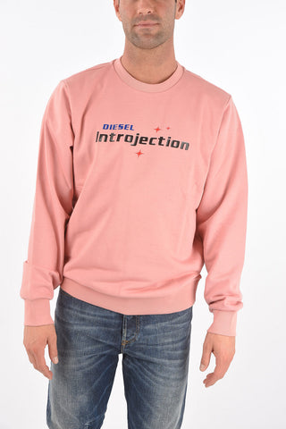 crew-neck S-GIRK-K32 sweatshirt with print on the front