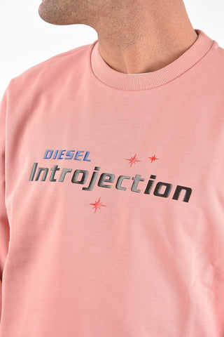 crew-neck S-GIRK-K32 sweatshirt with print on the front