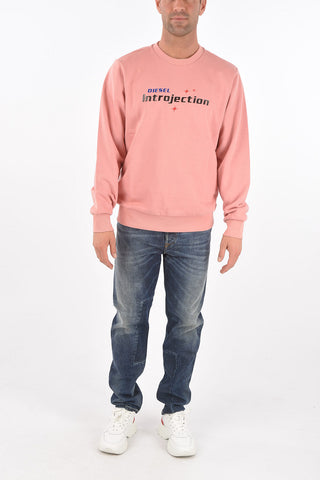 crew-neck S-GIRK-K32 sweatshirt with print on the front
