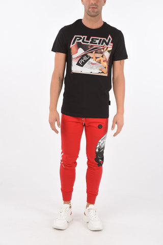 PLATINUM CUT Printed TONY KELLY Strass T-Shirt