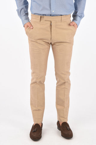 Pantaloni 4 tasche ricamati all-over
