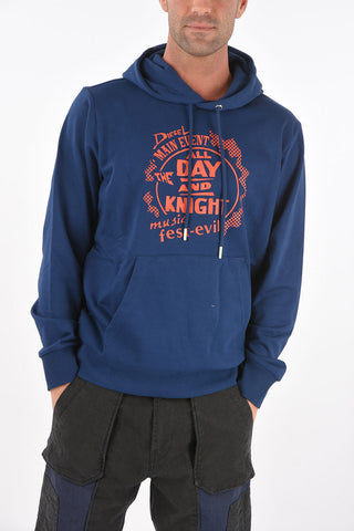 hooded S-GIRK-HOOD-K40 sweatshirt with front print