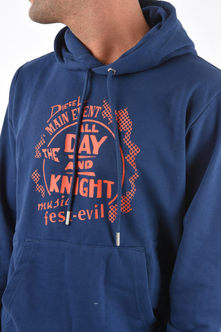 hooded S-GIRK-HOOD-K40 sweatshirt with front print