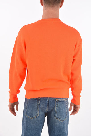 Crewneck Sweater SPACE DYE with NO PROBLEMO Embroidery