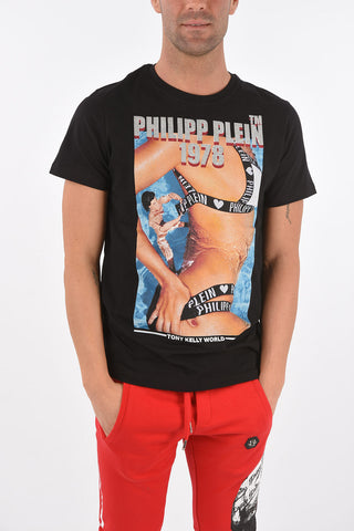 PLATINUM CUT Printed TONY KELLY Strass T-Shirt