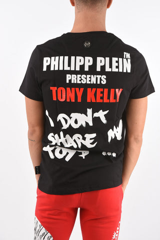PLATINUM CUT Printed TONY KELLY Strass T-Shirt