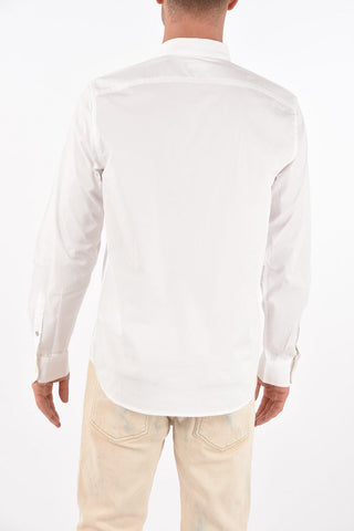 spread collar R-BOULDER slim fit shirt