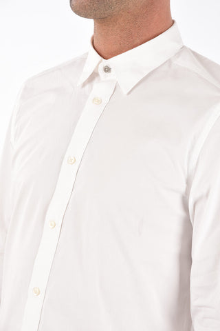spread collar R-BOULDER slim fit shirt