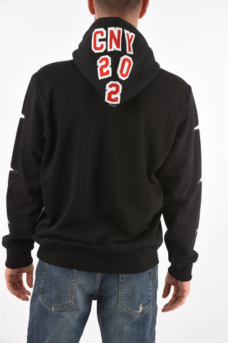maxi patch pocket CL-S-GIRK sweatshirt with printed profiles