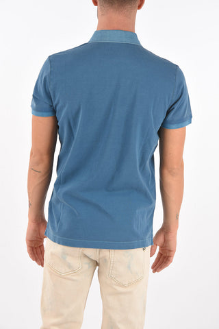 pique' 4 buttons T-KAL-2 polo shirt with breast pocket