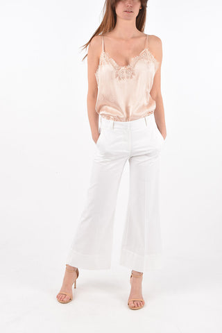 cuffed hem MELODY B bootcut pants