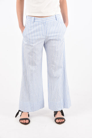 striped MELODY B palazzo pants