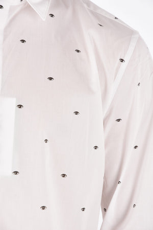  SLIM FIT MINI EYES Cotton Shirt